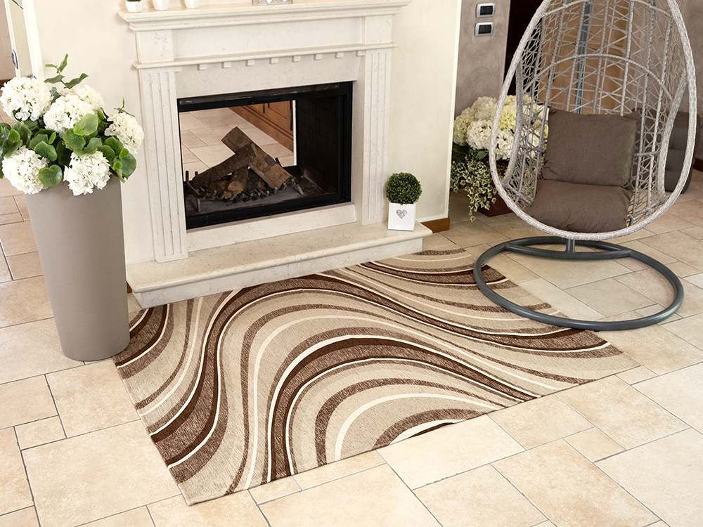 Tappeto Sala/Camera Modello Onda Made in Italy