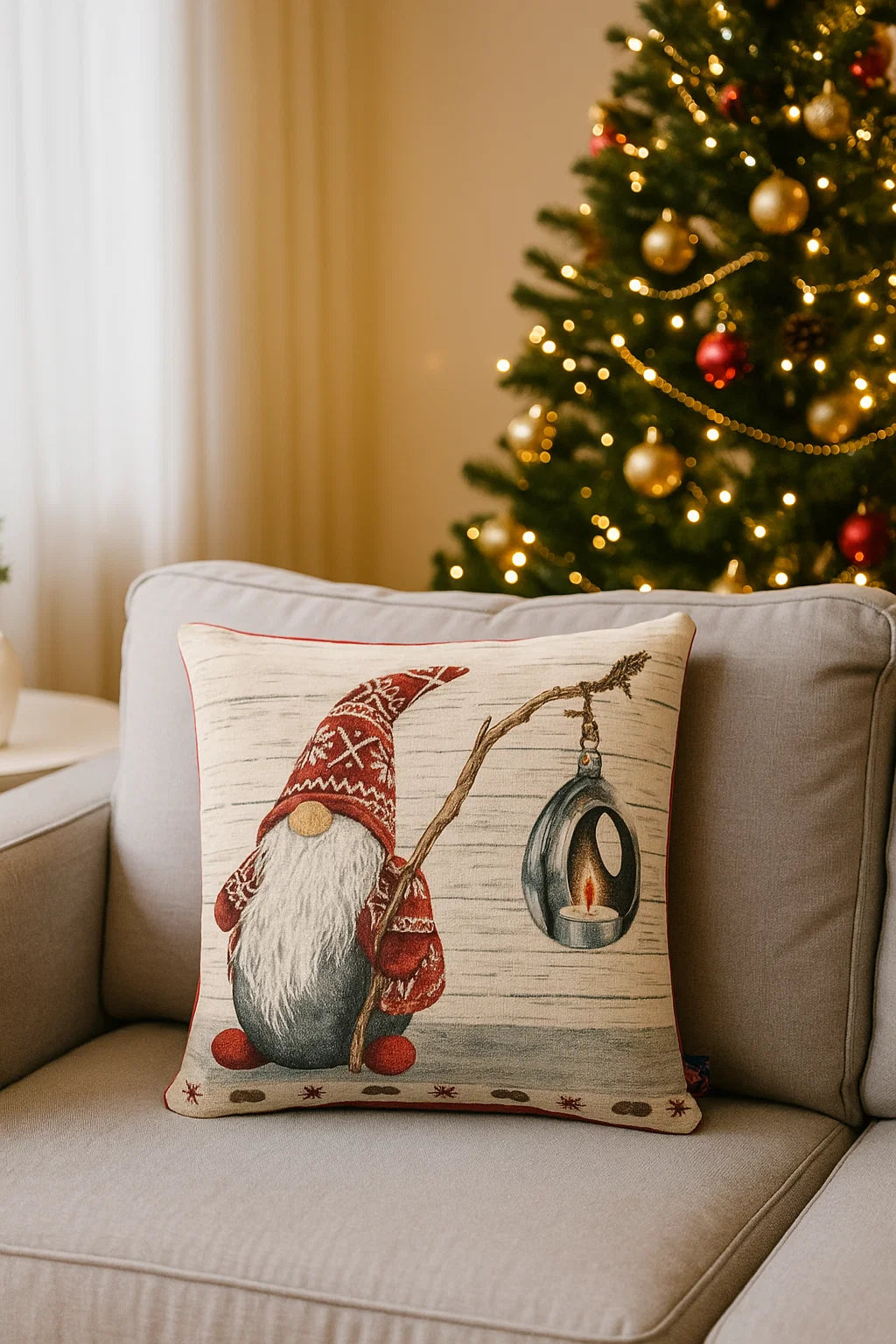 Cuscino di Natale Elfo Lume