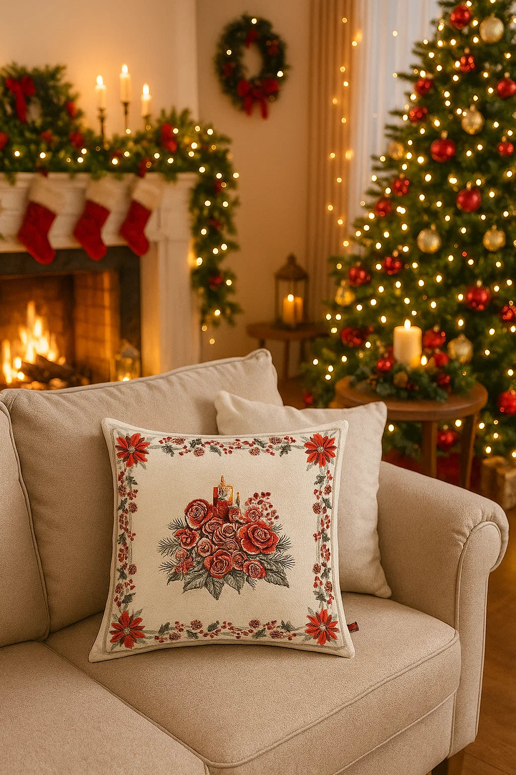 Cuscino di Natale Boquet Candy