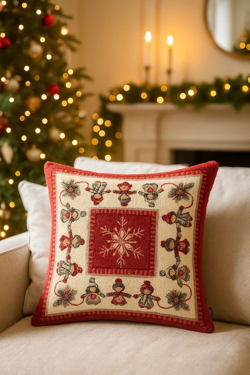 Cuscino di Natale Noe