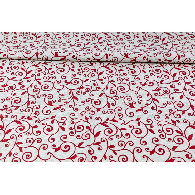 Tovaglia in Cotone Red-Maioliche