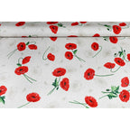 Tovaglia in Cotone Papaveri Rossi