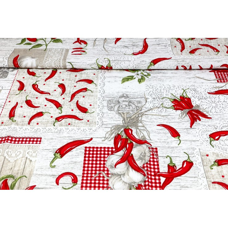 Tovaglia in Cotone Boquet Piccante
