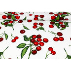 Tovaglia in Cotone Panama Ciliegie