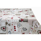 Tovaglia in Cotone Dolce Passione-Rosso