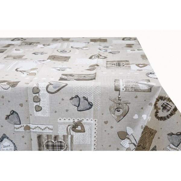 Tovaglia in Cotone Dolce Passione-Beige