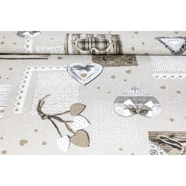 Tovaglia in Cotone Dolce Passione-Beige