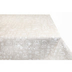 Tovaglia in Cotone Cuori Quadrati White