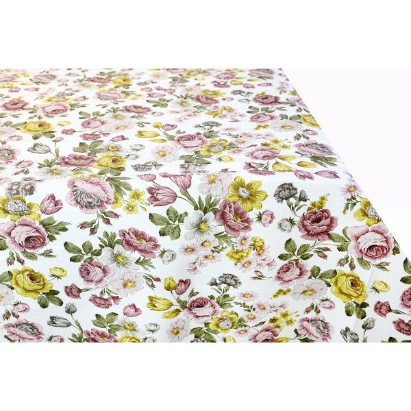 Tovaglia in Cotone Fiori Vintage