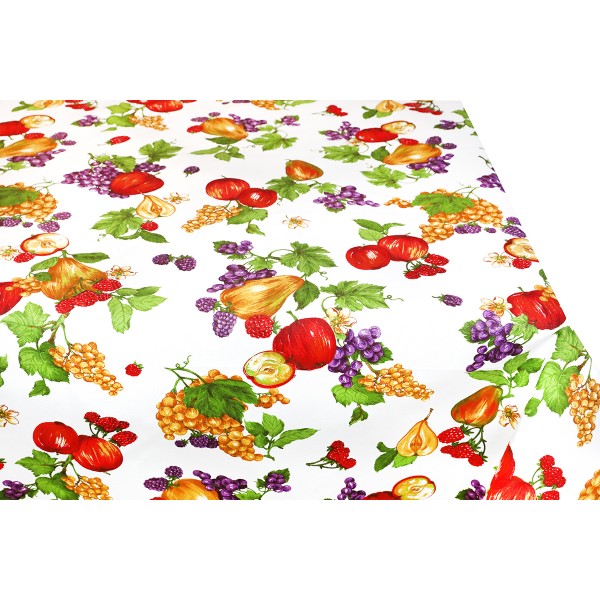 Tovaglia in Cotone Panama Frutti