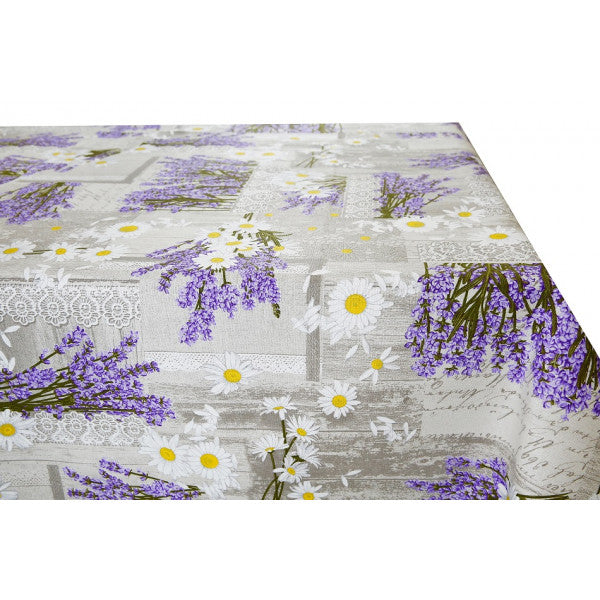 Tovaglia in Cotone Lavanda&Margherite