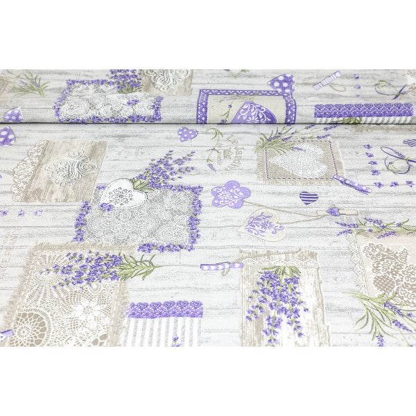 Tovaglia in Cotone Sinfonia di Lavanda