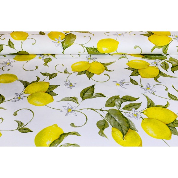 Tovaglia in Cotone Limoni