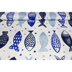 Tovaglia in Cotone Pesce Azzurro