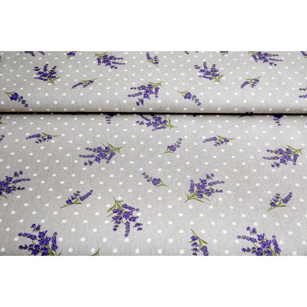 Tovaglia in Cotone Pioggia di Lavanda